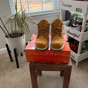 Lugz Men’s Drifter Lx Classic Chukka Golden Wheat, Cream, and Gum Boot Size 11